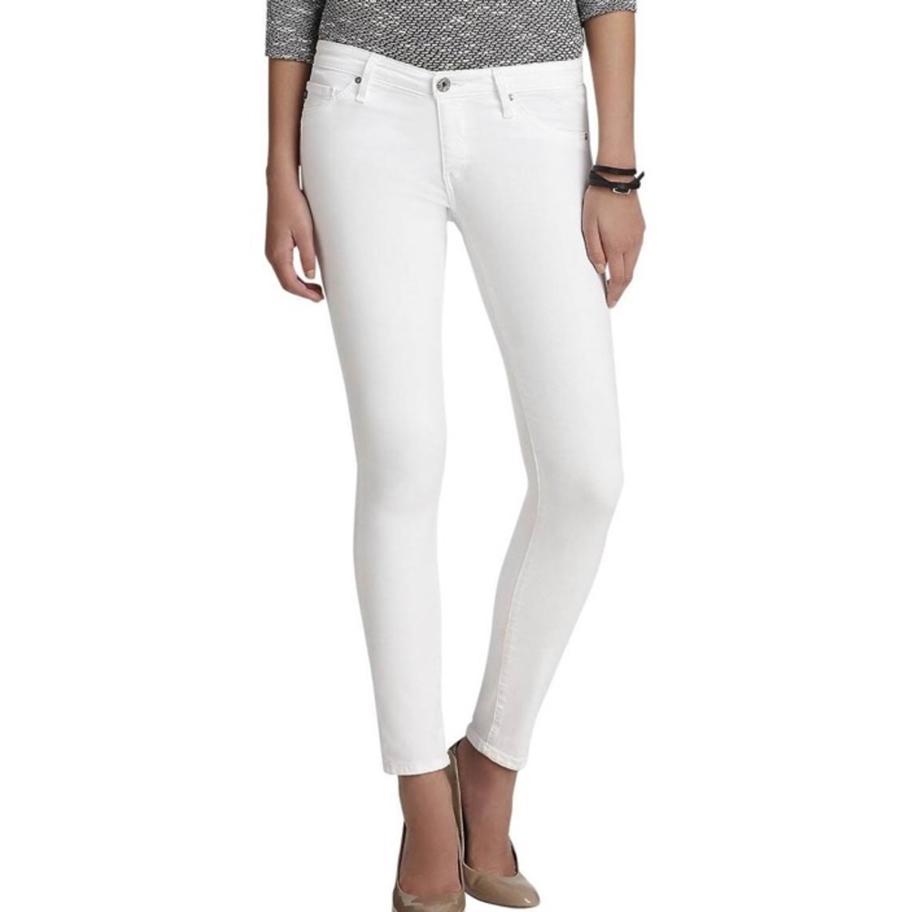AG ‘ The legging ankle ‘ white jeans